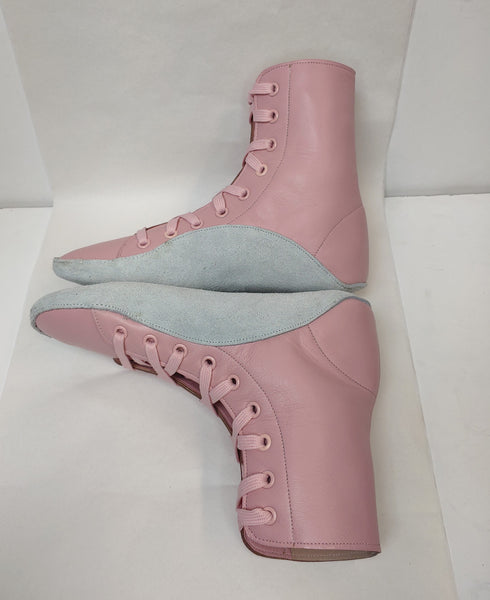 CUSTOM MADE Baby Pink Tightrope boots