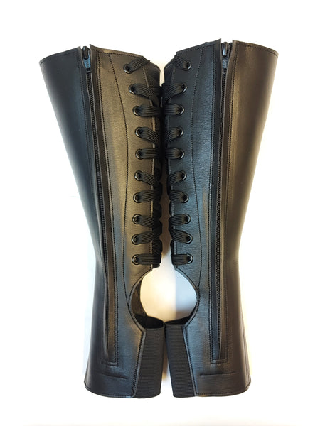 CUSTOM Classic Black Aerial Boots w/ side ZIP