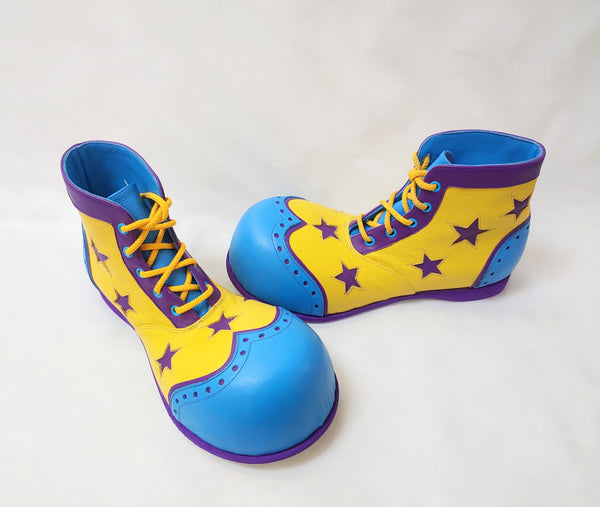 Clown Shoes w/ Wingtips & Stars