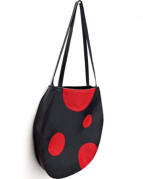 Cartoon Polkadot LADYBIRD Tote Bag