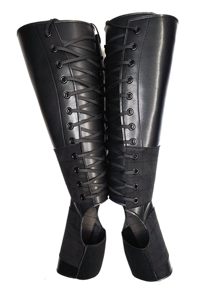 Classic Black VEGAN Aerial Boots w/ grip panels
