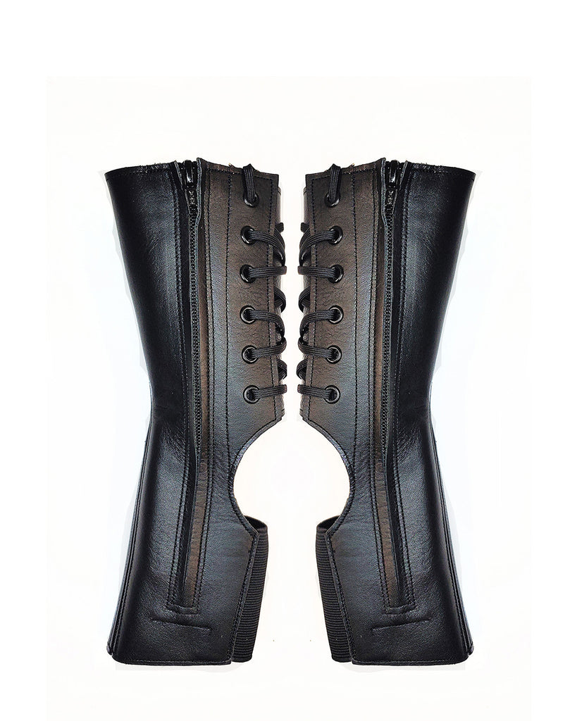 Short Classic Black Aerial boots w/inside ZIP