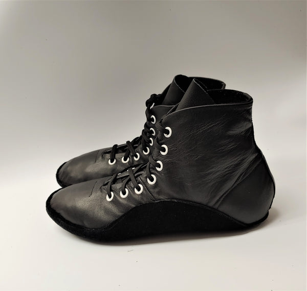 Tightrope Ankle Boots w/ WHITE Eyelets