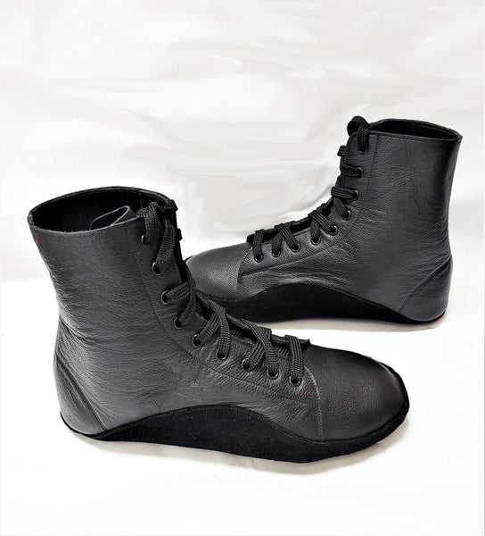 CUSTOM MADE Black Tightrope Boots