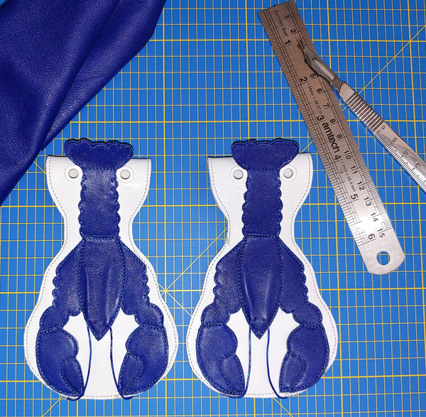 LOBSTER Shoe Tongues - Large BLUE