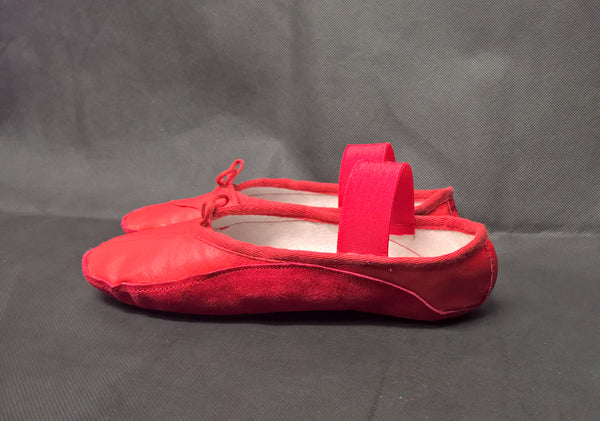 Red Tightrope Shoes Ballet Style