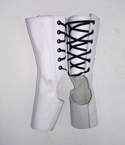 WHITE Short Aerial boots
