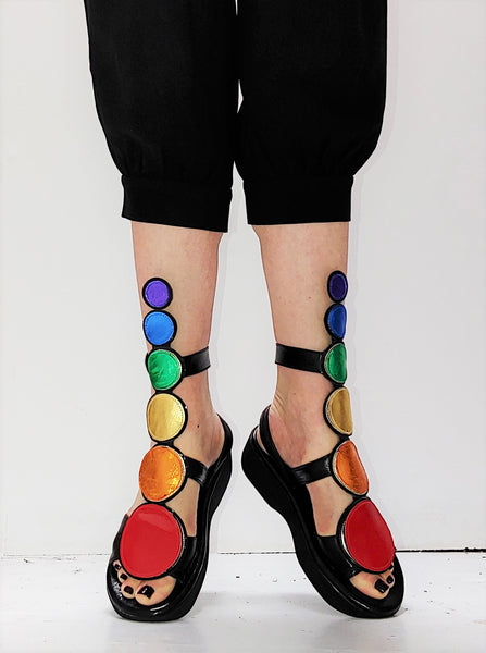 Rainbow BARBARELLA Gladiator Sandals