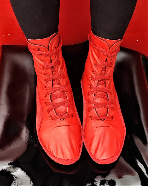 RED Tightrope Shoes Jazz Boot Style