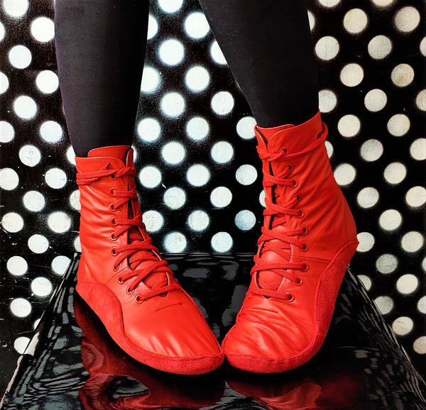 RED Tightrope Shoes Jazz Boot Style