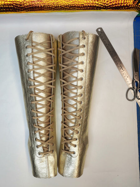 Platinum Aerial boots w/ FRONT Lacing