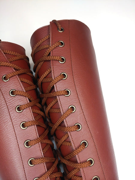 Classic RED BROWN Aerial boots