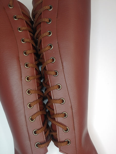 Classic RED BROWN Aerial boots