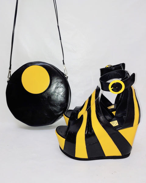 PLANET RAY Platform Sandals