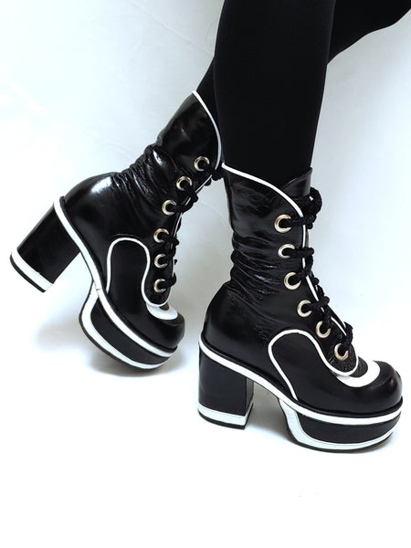 DADA SWIRL LUXE Platform Boots