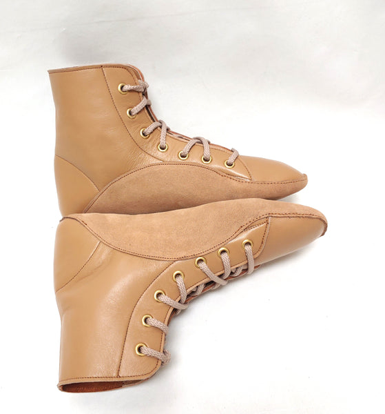 CUSTOM MADE Beige/Camel Tightrope Boots