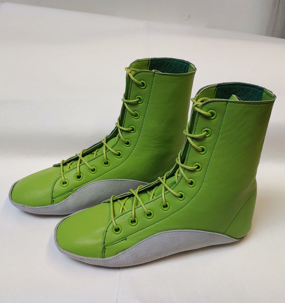 CUSTOM MADE Lime Green Tightrope Boots --Limited Edition--