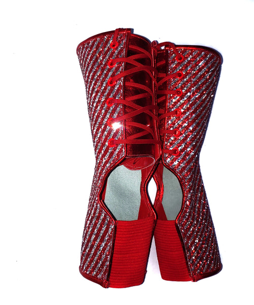 CANDY CANE Glitter Gaiters