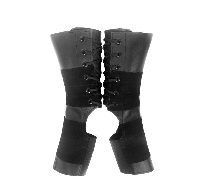 Short Classic Black Aerial boots w/ Suede Grip RUSH ORDER