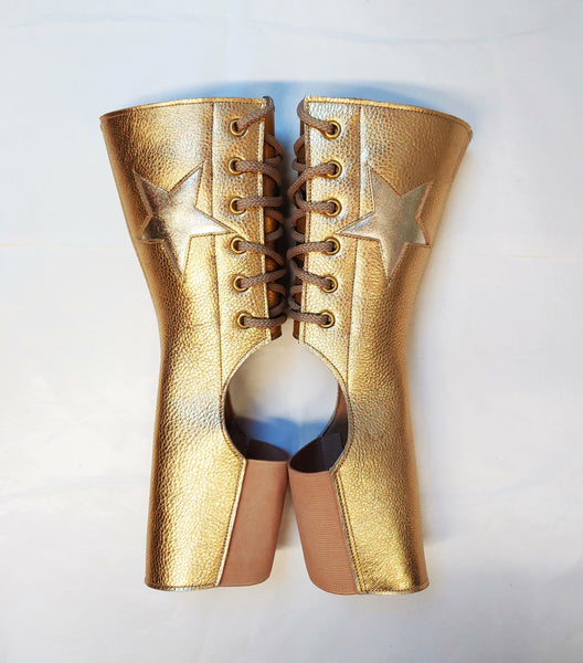 Gold Aerial boots w/ Gold Star