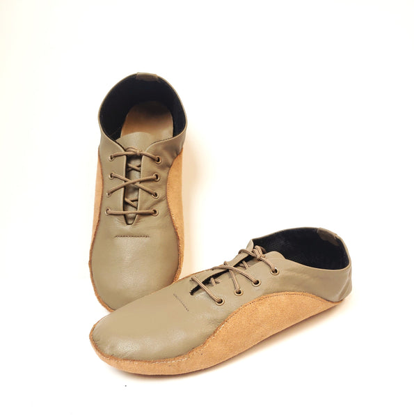 TAUPE/TAN Tightrope Shoes Jazz Style
