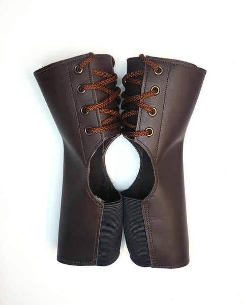 EXTRA Short Dark Brown Aerial boots