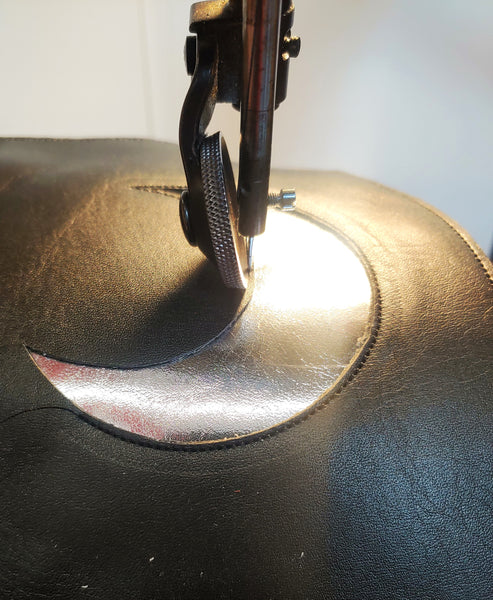 Classic Black Aerial boots w/ Silver MOON