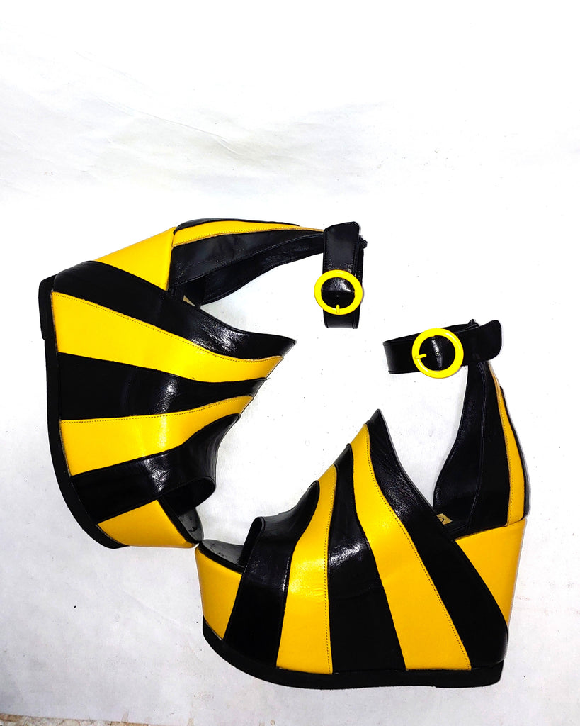 PLANET RAY Platform Sandals