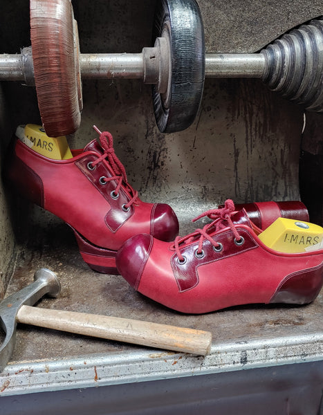 Limited Edition SKY CITY Shoes in Burgundy