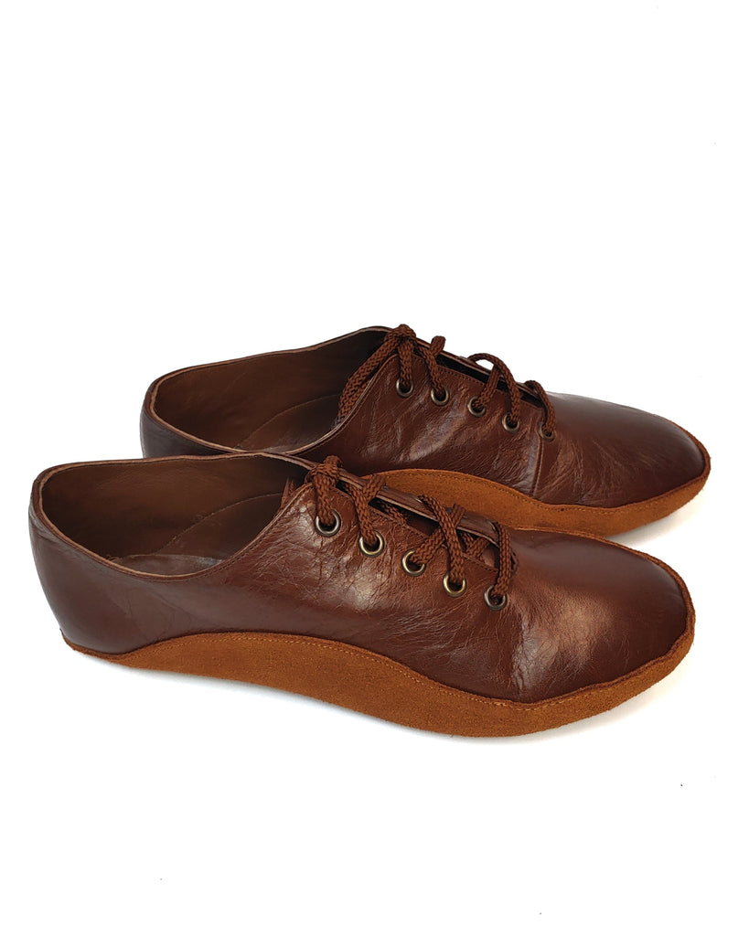 CUSTOM MADE Chestnut Brown Tightrope Shoes