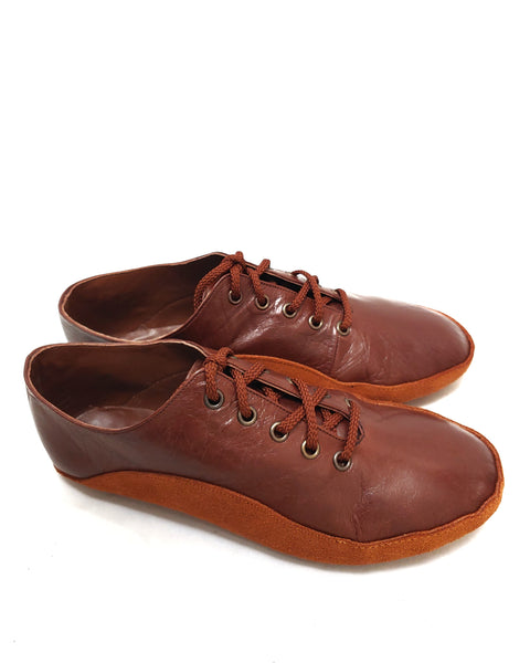 CUSTOM MADE Chestnut Brown Tightrope Shoes