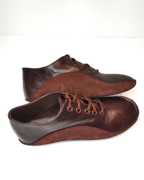 CUSTOM MADE Chocolate Brown Tightrope Shoes