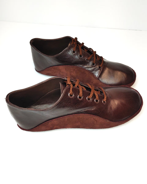CUSTOM MADE Chocolate Brown Tightrope Shoes