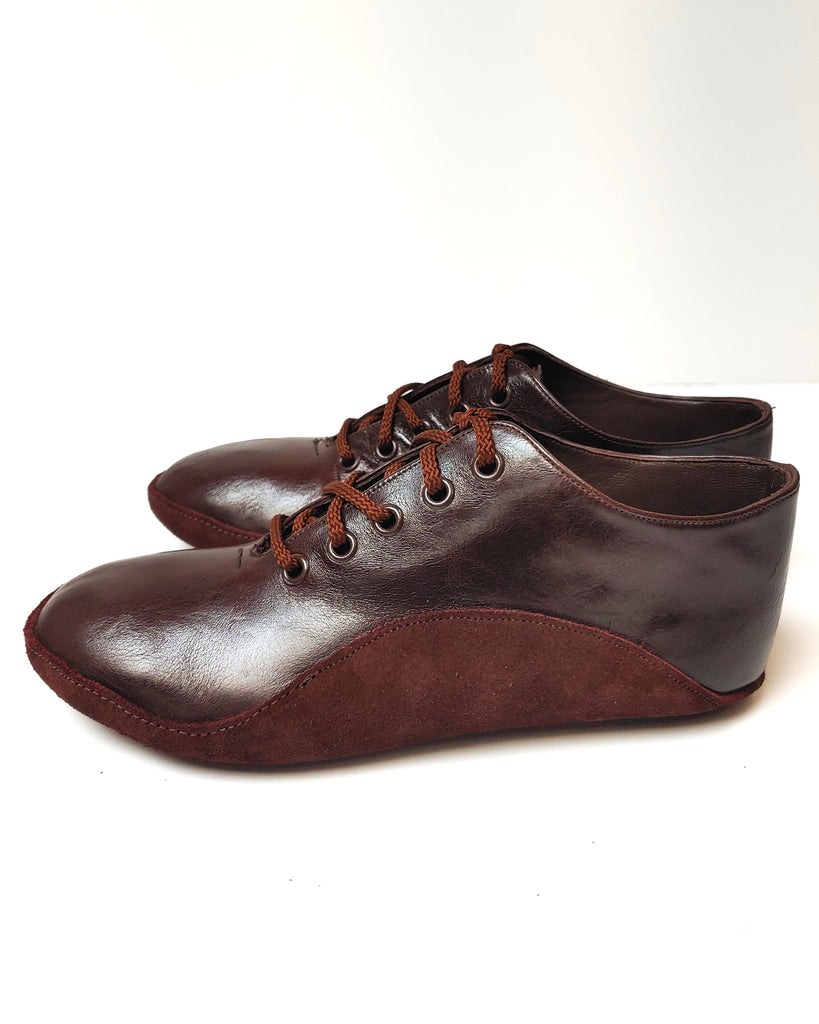 CUSTOM MADE Chocolate Brown Tightrope Shoes