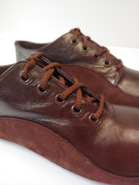 CUSTOM MADE Chocolate Brown Tightrope Shoes