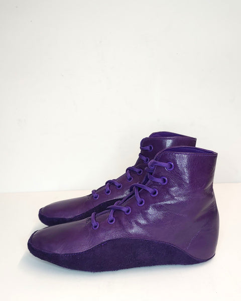 CUSTOM MADE Purple Tightrope Boots