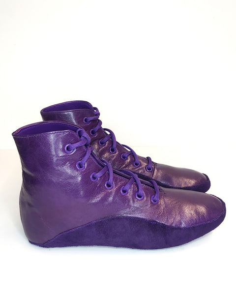 CUSTOM MADE Purple Tightrope Boots