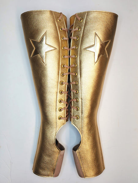 Gold Aerial boots w/ Gold Star