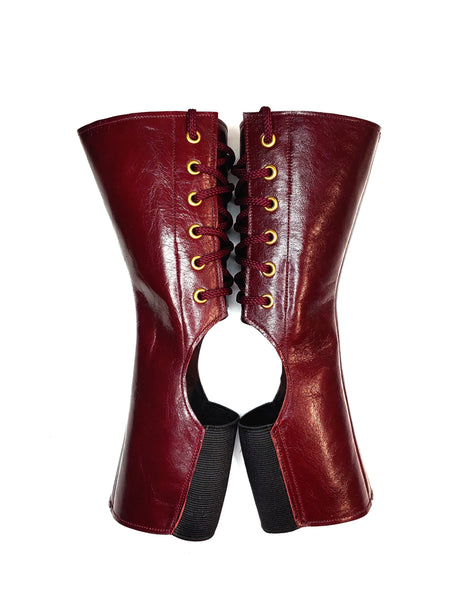 Short BURGUNDY Aerial boots