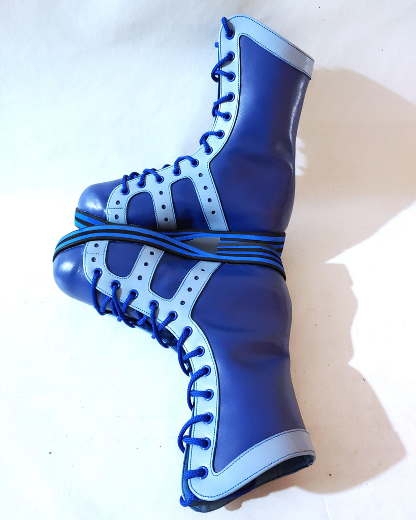 Retro Hi-Tops 2-tone Blue