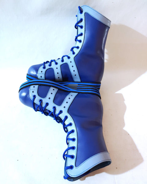Retro Hi-Tops 2-tone Blue