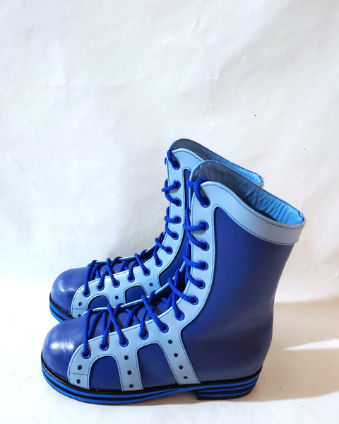 Retro Hi-Tops 2-tone Blue