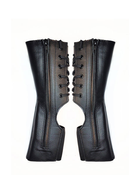 Short Classic Black Aerial boots w/inside ZIP
