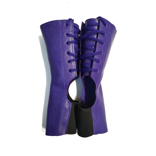 READY MADE Short Aerial boots in Ultra Violet SIZE 1
