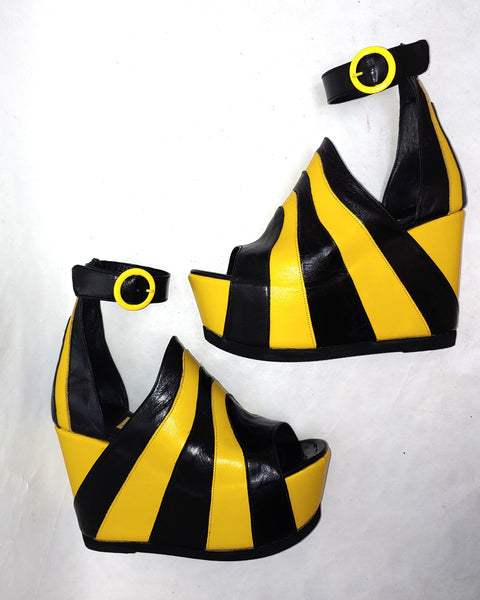 PLANET RAY Platform Sandals