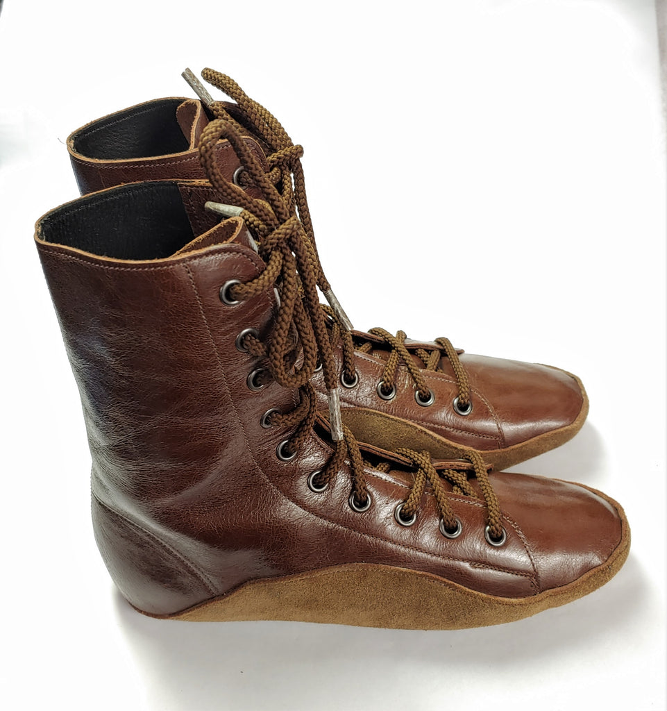 SAMPLE SALE - Chestnut Brown Tightrope Boots UK 4