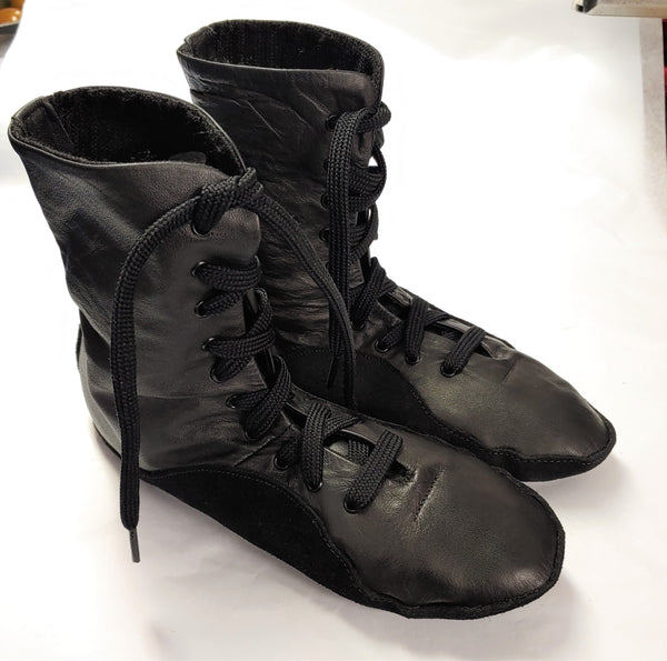 SAMPLE SALE - Black Tightrope Boots UK6