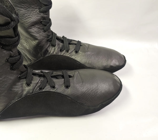 SAMPLE SALE - Black Tightrope Boots UK10.5