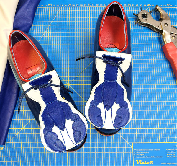 LOBSTER Shoe Tongues - Large BLUE