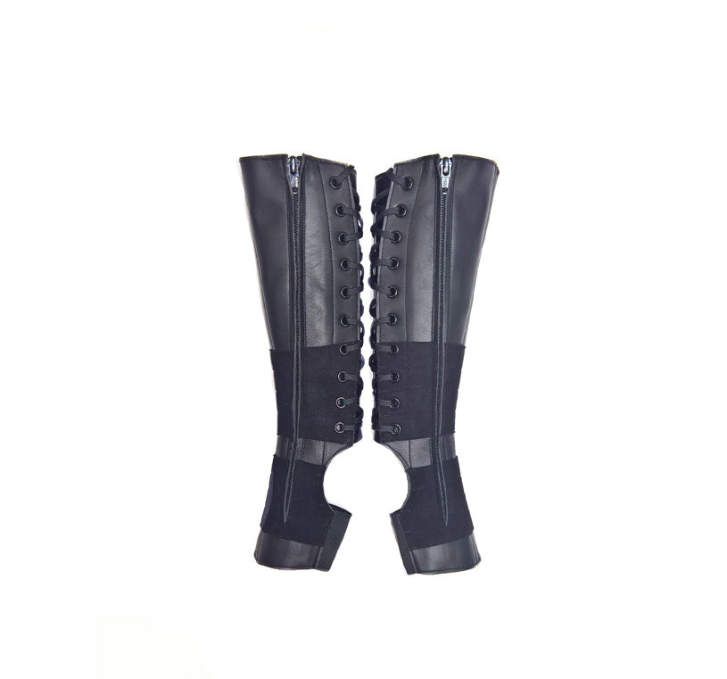 CHILDRENS Classic Black Aerial Boots w/ side ZIP + Suede Grip